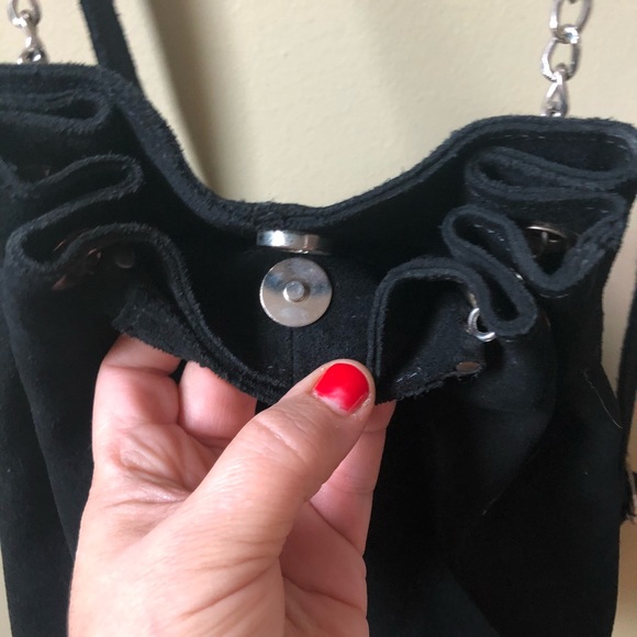 Urban outfitters black suede backpack - Picture 5 of 8